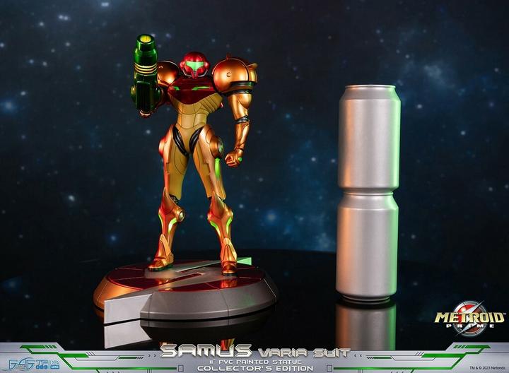 Actual product image First 4 Figures Metroid Prime PVC Statue Samus Varia Suit Collector's Edition 27 cm