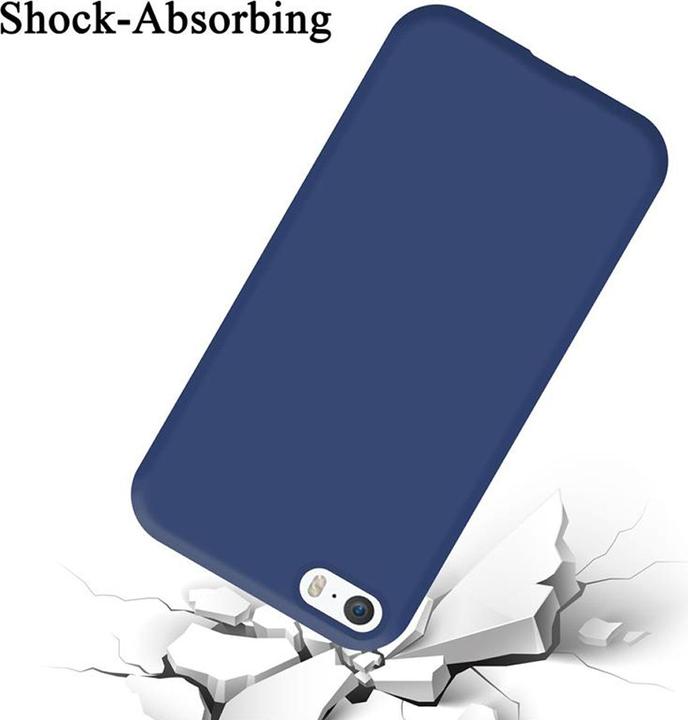 Actual product image Cadorabo TPU Liquid Silicone Case Cover (Apple iPhone 5)