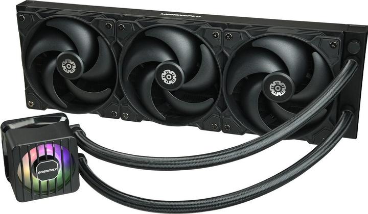 Actual product image Enermax LIQMAXFLO SR 360mm CPU AIO liquid cooler - Xtreme dual chamber PWM pump
