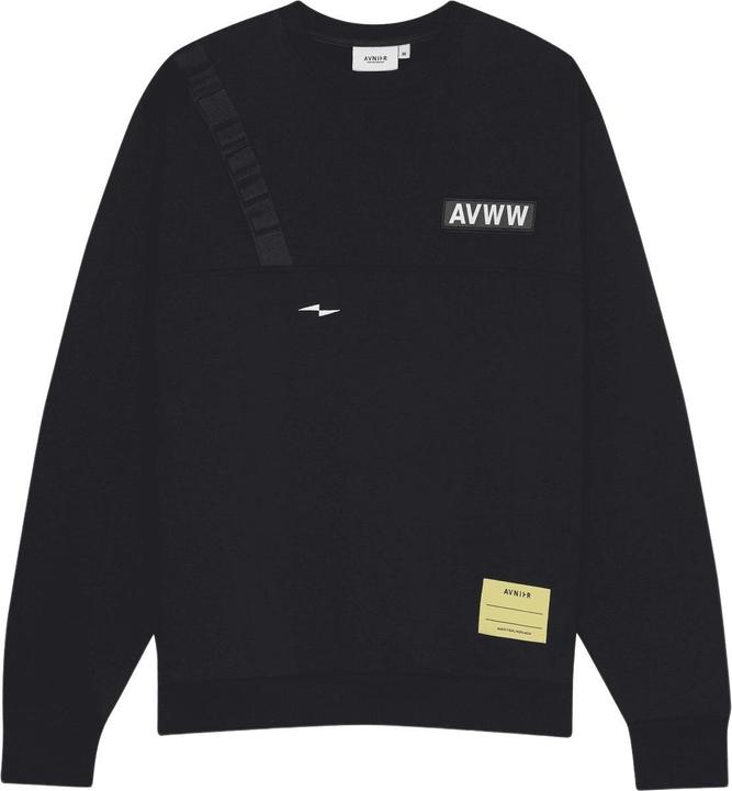 Avnier sweatshirt mit rundhalsausschnitt shadow v2 (XL)