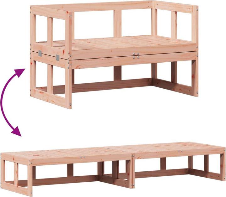 Productafbeelding VidaXL 2-in-1 tuinbank, uitschuifbaar Douglas spar