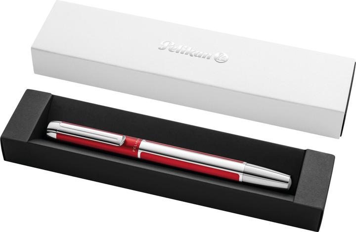 Produktbild Pelikan Roller PURA R40 Bordeaux Geschenkbox (Silber, Bordeaux, 1 x)
