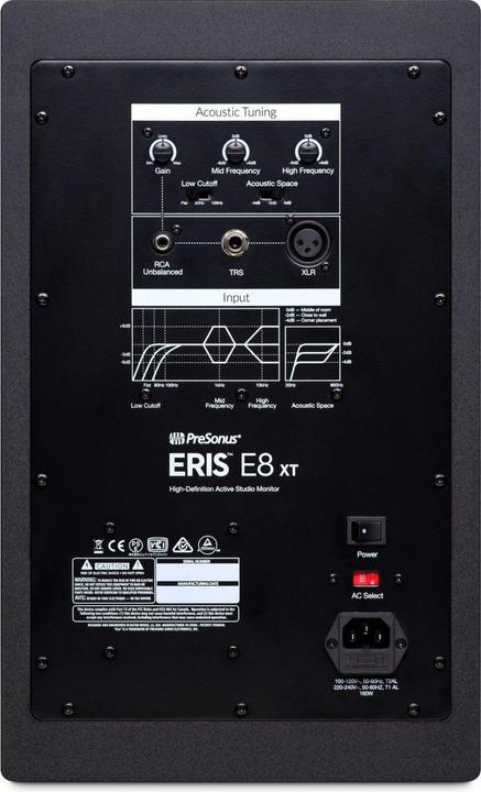 Image du produit PreSonus Eris E8 XT - Moniteurs de studio (Actif, 1 pièce, 1x 140 W)