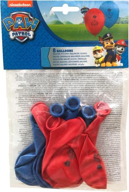 Actual product image Procos Balloons Paw Patrol (8 x)