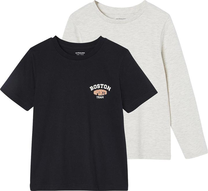 Produktbild Vertbaudet 2er-Pack Jungen Sport-T-Shirts BASIC (92)