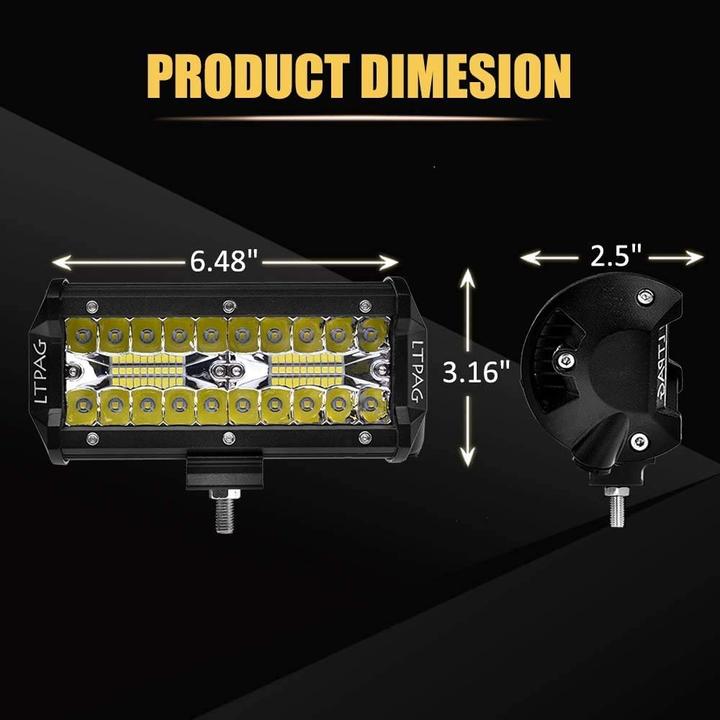 Actual product image Ltpag 2 x 240W headlights LED auxiliary headlights