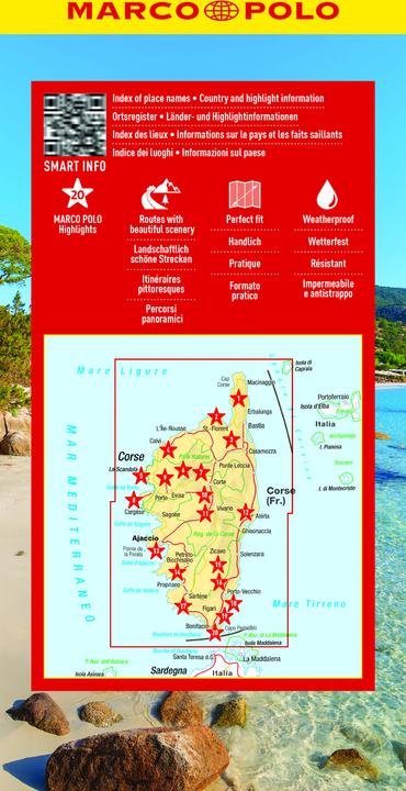 Produktbild Reisekarte Korsika 1:150.000