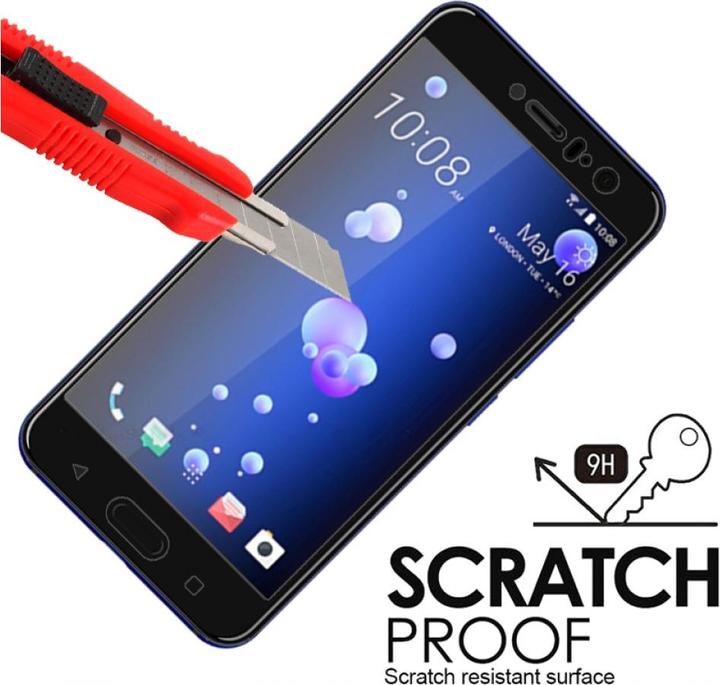 Image du produit Screenguard HTC U11 Full Screen Protection en verre blindé 2.5D 9H (1 pièce(s), HTC U11)