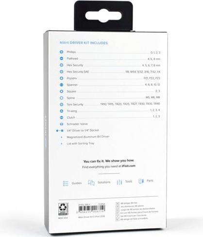 Immagine prodotto iFixit Set di bit di precisione Mahi (2, 3, 4, 5, 6, 7, 3/16, TR35, T TR 27, T TR 15, 5/32, T TR 25, 7/32, T TR 30, T TR 20, 8 mm ∙ TR10, 8 mm ∙ 2, 3 ∙ 1, 9/64 ∙ 4, TR40 ∙ 1/4, PZ 3 ∙ 4, PH 3 ∙ PZ 1, PH1, PH2, PZ2, PH0, 1/8)