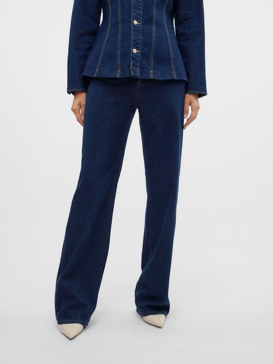 Actual product image Vero Moda VMTESSA Hohe Taille Weiter Beinschnitt Jeans Weit geschnitten (W31/L32)
