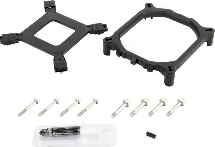 Productafbeelding Silverstone Technologie SST-AR12-RGB - Argon CPU-koeler met 4 heatpipes, direct contact heatpipe te (154 mm)