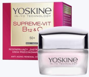 Actual product image Yoskine Supreme-Vit B12 & C Moisturising Face Cream 50+ Night Cream 50Ml (50 ml, Night cream)