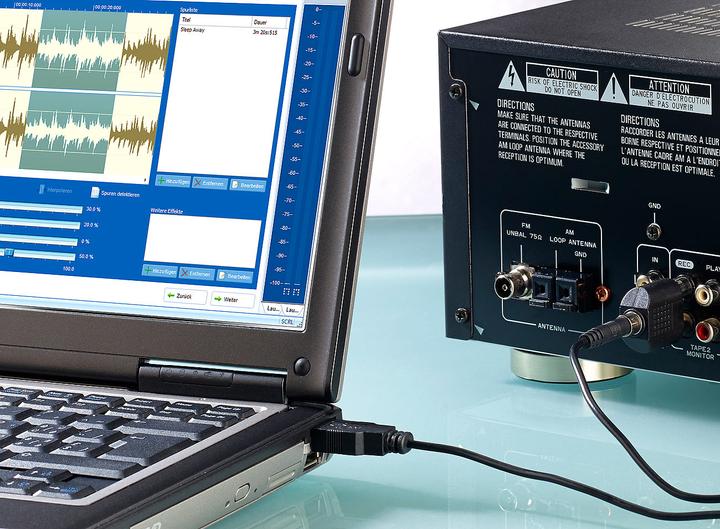 Image du produit Q-Sonic Numériseur audio & enregistreur MP3 avec logiciel de restauration