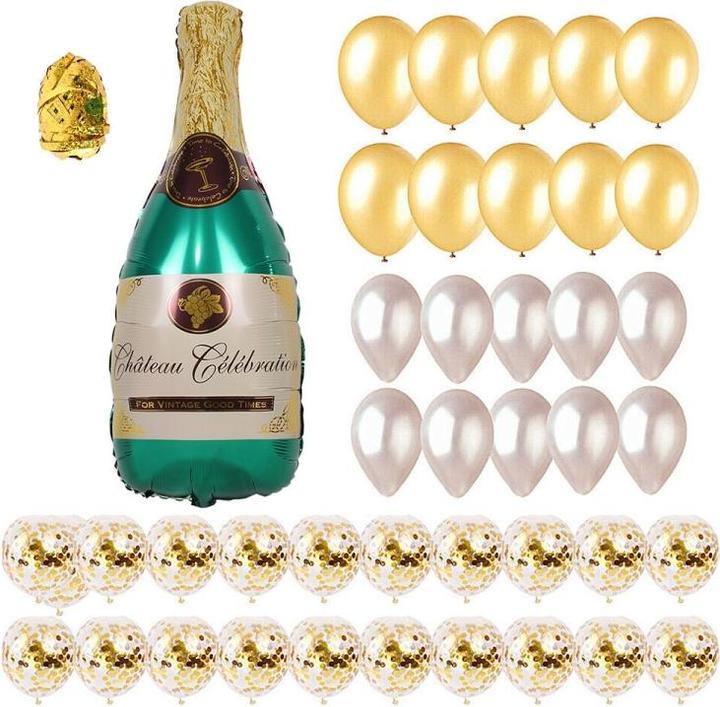 Produktbild Ueli Express 42 in 1 Champagner Party Ballon Mega Set (1 x)