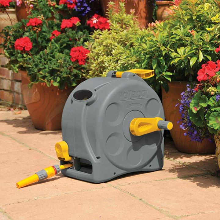 Produktbild Hozelock Kompakte 2-in-1-Schlauchtrommel (25 m)