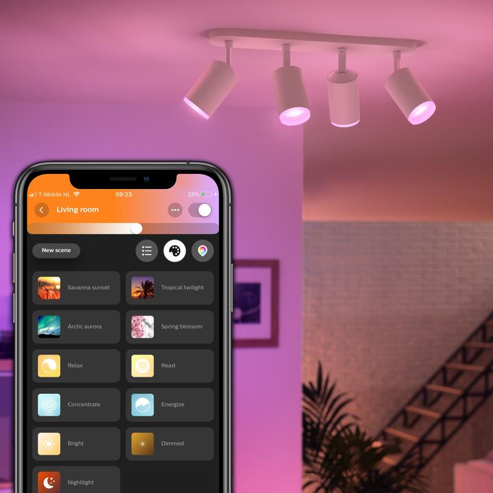 Actual product image Philips Hue Fugato Base BT (1400 lm, GU10)