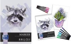 Image du produit Oxford Markerblock (A3, Blanc, Couverture souple)