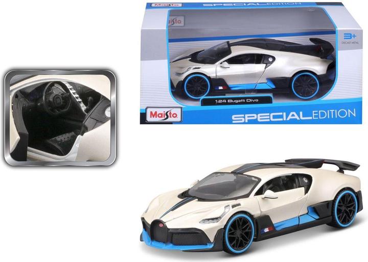 Image du produit Maisto Bugatti Divo 1/24 blanc métallisé