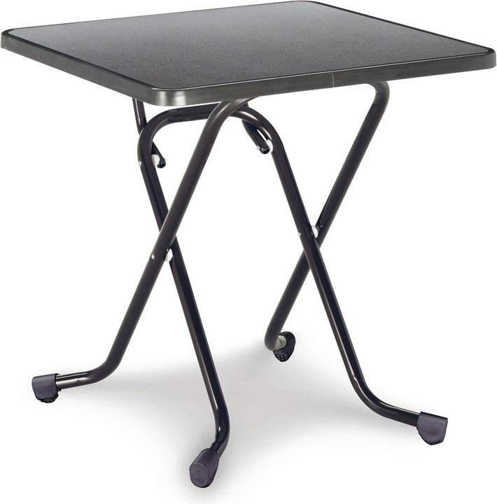 Best Folding table 67 x 67 H 70 cm anthracite (67 cm)