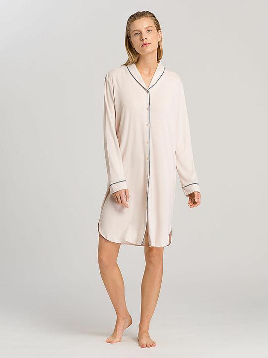 Produktbild Hanro Natural Comfort Nachthemd - 100 cm lang - Langarm (XL)