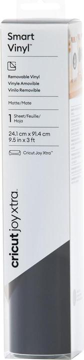 Cricut Vinylfolie Joy Xtra Smart verwijderbaar 24,1 x 91,4 cm, zwart