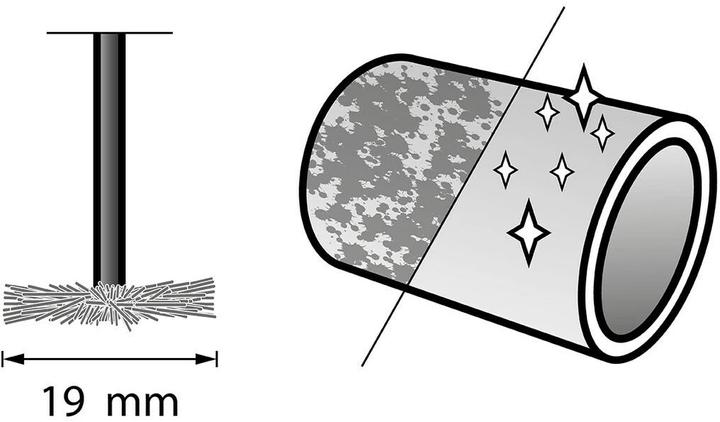 Produktbild Dremel Edelstahlbürste Ø 19,0 mm (2 Stück)