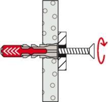 Actual product image Fischer Drywall dowel set (210 pcs.)