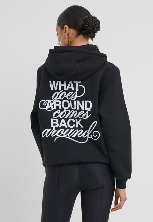 Actual product image Miss Tee Back Around Ladies Fluffy Hoody - 174145 (5XL)