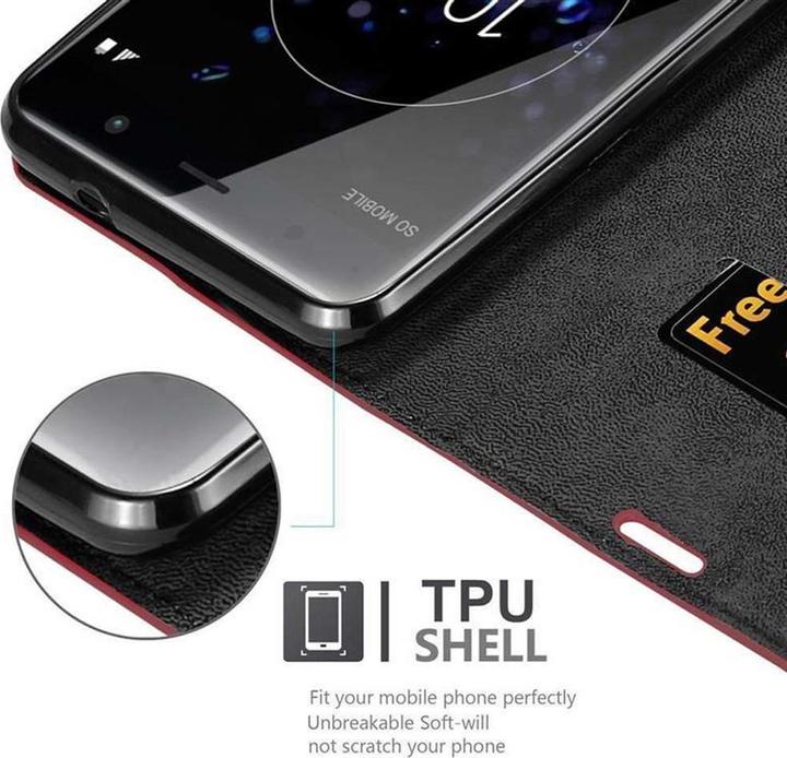 Actual product image Cadorabo Book Invisible Magnet Cover (Sony Xperia XZ2 Premium)