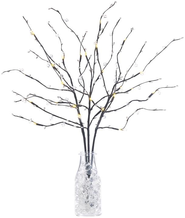 Produktbild Lunartec 3 Deko-Zweige, je 48 Kunststoff-Knospen & 8 LEDs, batteriebetr., Timer (0.60 m)