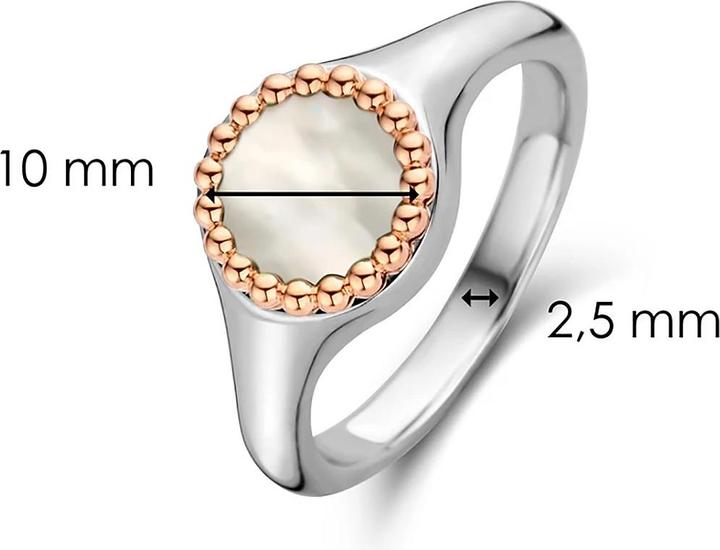 Immagine prodotto Ti Sento Milano Anello madreperla bicolore 12207MW (56, 925 Argento)