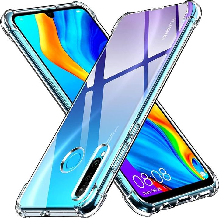 Actual product image Screenguard Huawei P30 Lite Case Crystal Soft Airbag Bumper (Huawei P30 Lite)