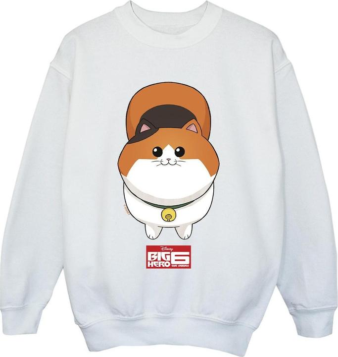 Disney Big Hero 6 Baymax Kitten Face Sweatshirt Jungen