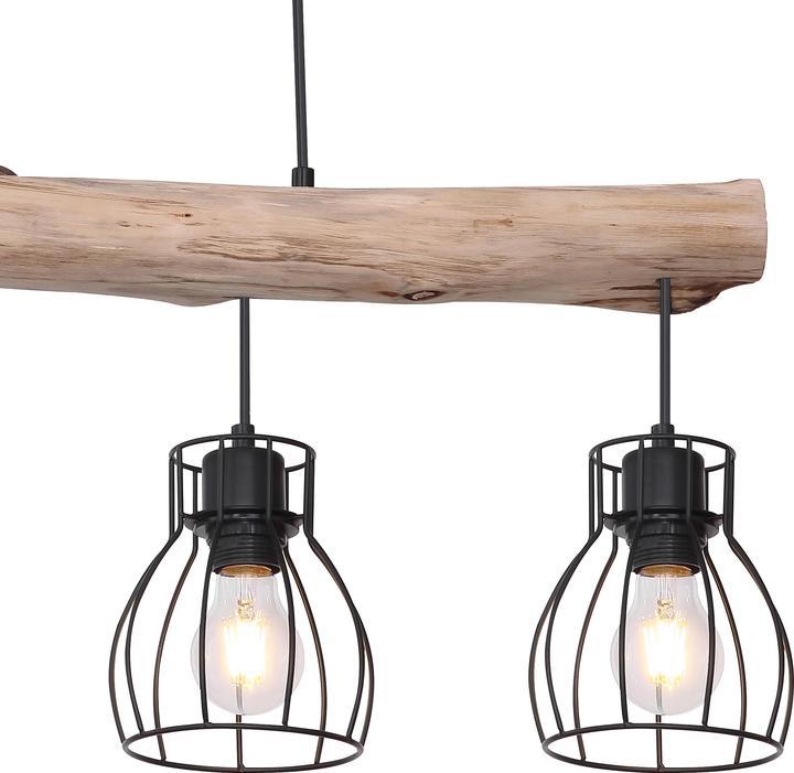 Actual product image Globo Pendant lamp Mina black 4xE27 (E27)