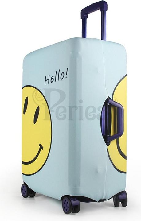 Actual product image isda Housse de valise Smiley Face Medium (55-) (Protective sheath)