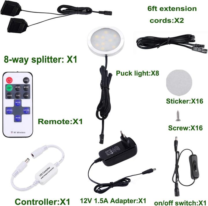 Produktbild Aiboo LED Schrankleuchten