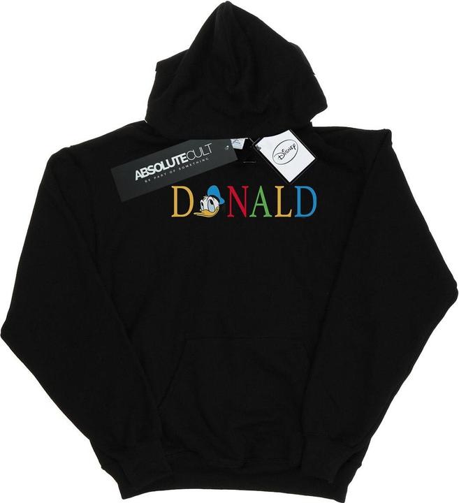 Immagine prodotto Disney Donald Duck Letters Felpa con Cappuccio Uomo (4XL)