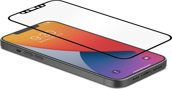 Produktbild Moshi iVisor AG Anti-glare Screen Protector for iPhone 12 Pro Max (Clear/Matte) - Black (1 Stück, Apple iPhone 12 Pro Max)