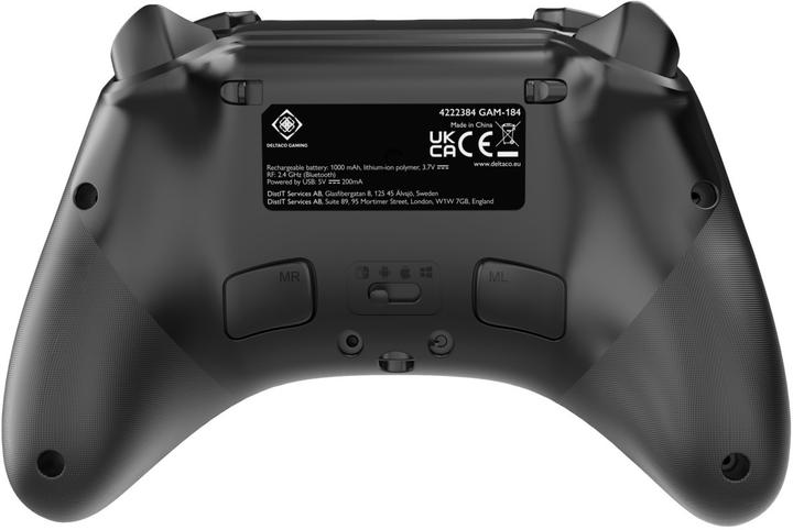Produktbild Deltaco Gaming Controller Wireless (Switch, PC, Steam Machine, Switch OLED, iOS, Android)