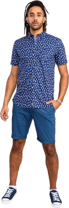 Immagine prodotto DUKE Hackford D555 Camicia Kingsize Tavola da Surf Con Bottoni sul Colletto Maniche Corte Uomo (6XL)