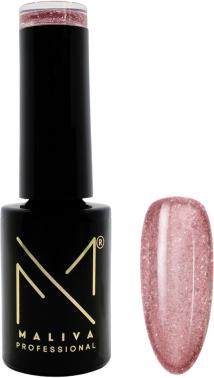 Maliva Gellack 107 UV/LED (Shiny Purple Glitter, Gel-Effekt Nagellack)