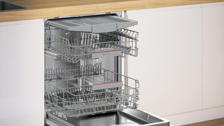 Image du produit Bosch Hausgeräte Série 4, Lave-vaisselle sous plan, 60 cm, Acier brossé, SMU4ECS28E