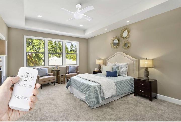 Actual product image Sygonix Ceiling fan, 55 W (50 dB)
