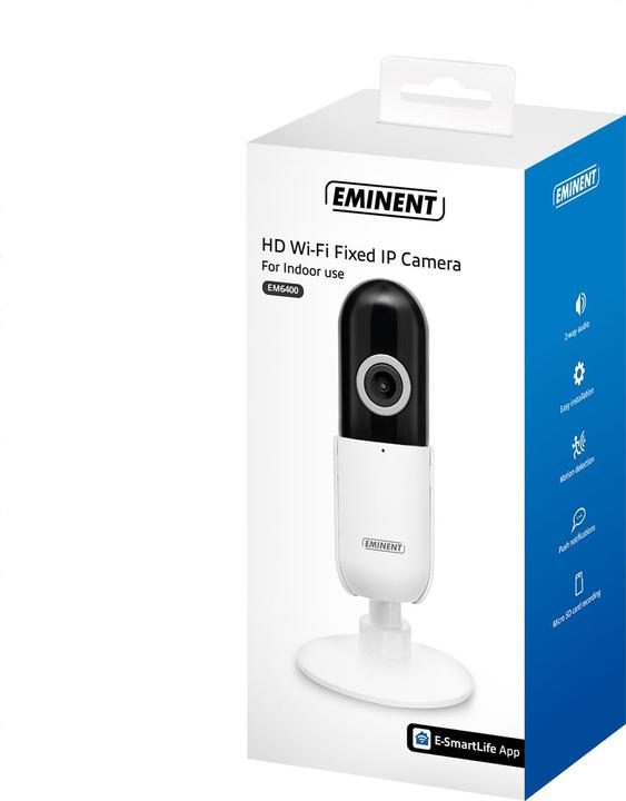 Image du produit Eminent EM6400 Caméra de sécurité IP Caméra de sécurité intérieure Dôme Mur 1280 x 720 pixels (1280 x 720 pixels)