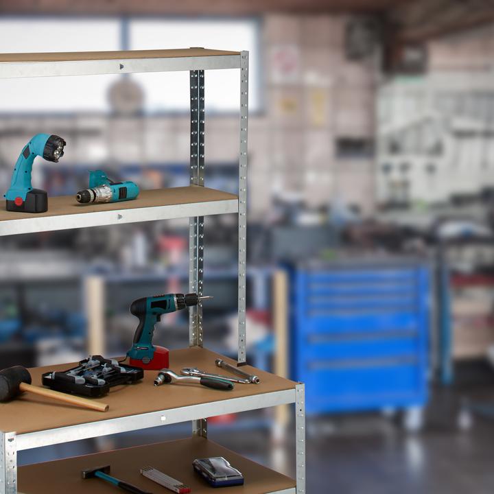 Actual product image Relaxdays Heavy duty shelving