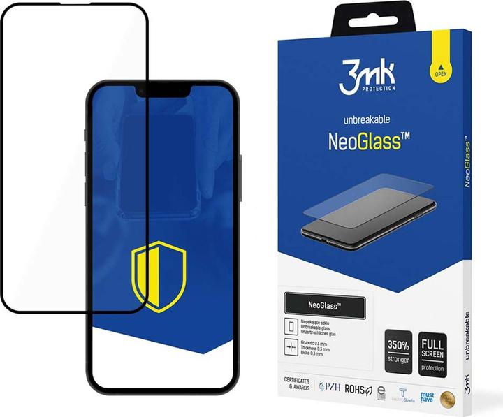 Actual product image 3MK NeoGlass flexible screen protector film (1 Piece, Apple iPhone 13 mini)