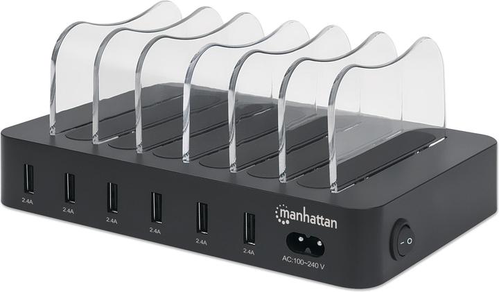 Produktbild Manhattan 6-Port USB Charging Station (50 W)