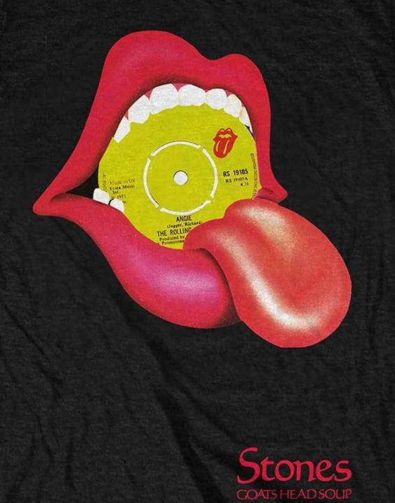 Actual product image The Rolling Stones Angie Goats Head Soup TShirt (S)