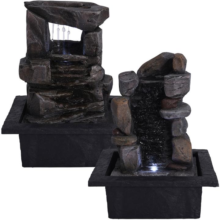 Produktbild H & S Collection Zimmerbrunnen Stein Kaskaden