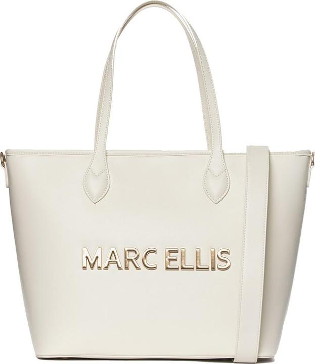 Marc Ellis Damen Schultertasche - Modell Erisia Nova - 100% Polyurethan - 43.0 X 28.0 X 15.5 Cm